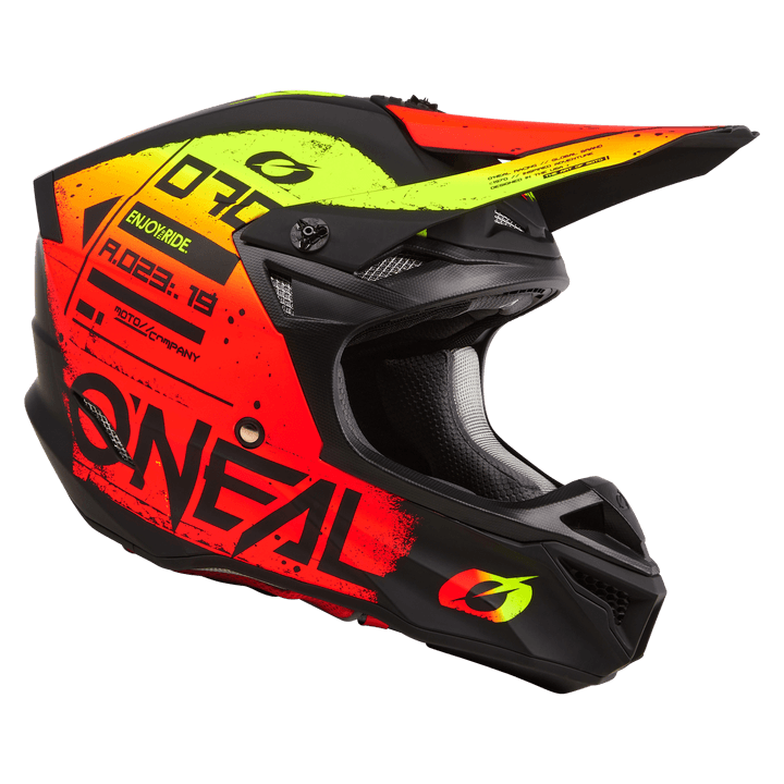 O'Neal 5 SRS Scarz V.24 Helmet Black/Red