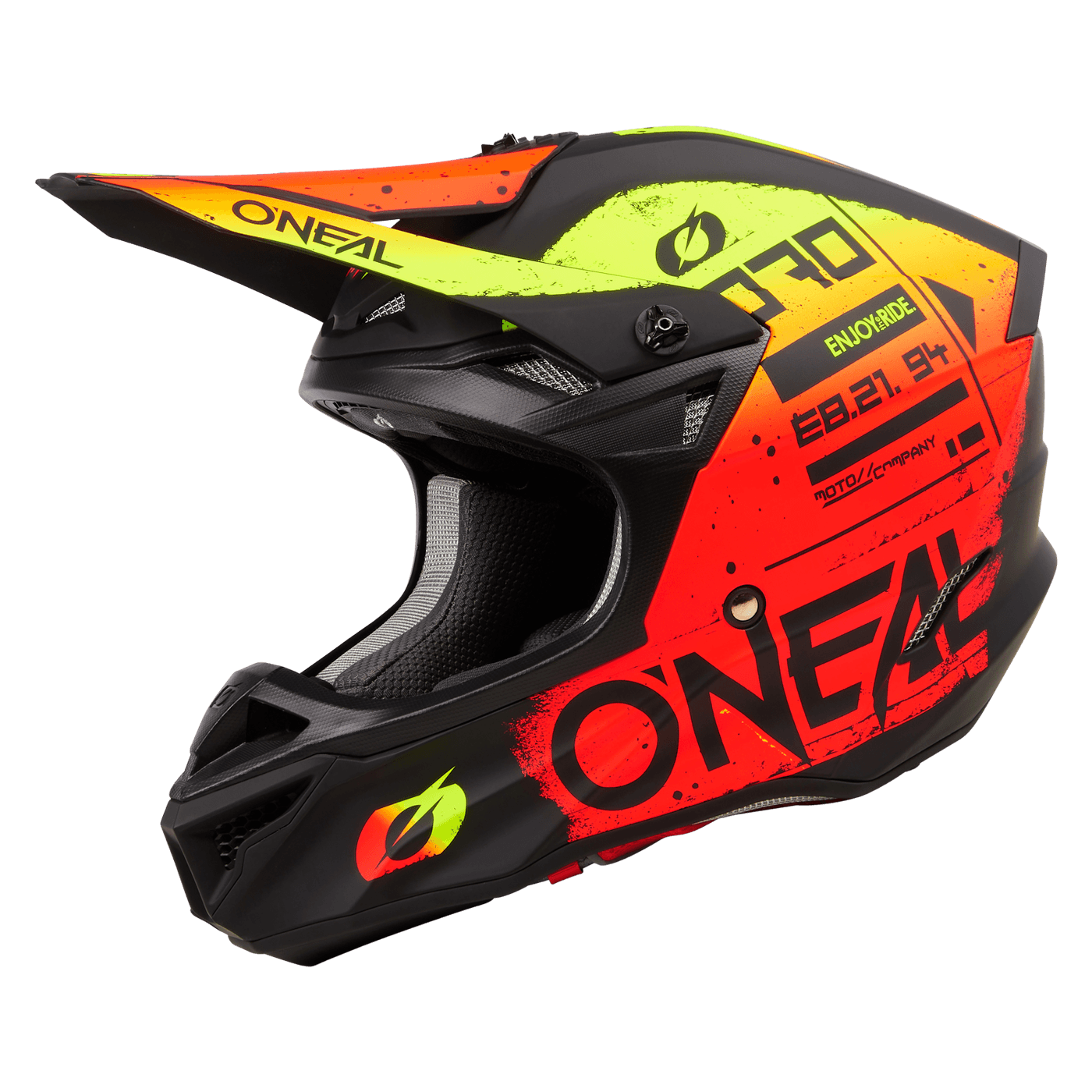 O'Neal 5 SRS Scarz V.24 Helmet Black/Red