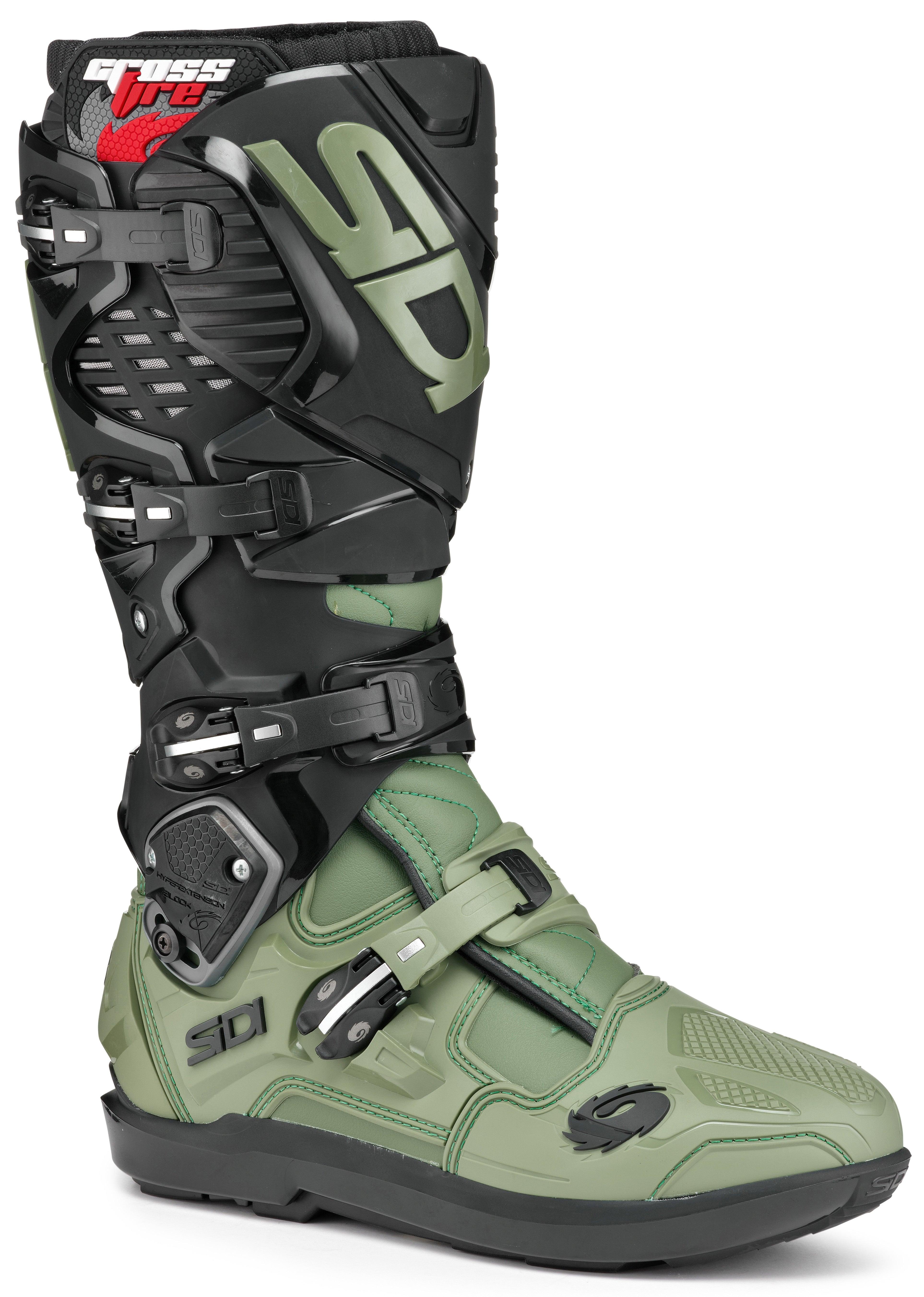 Sidi Crossfire 3 SRS Army/Black Boots - Limited Edition