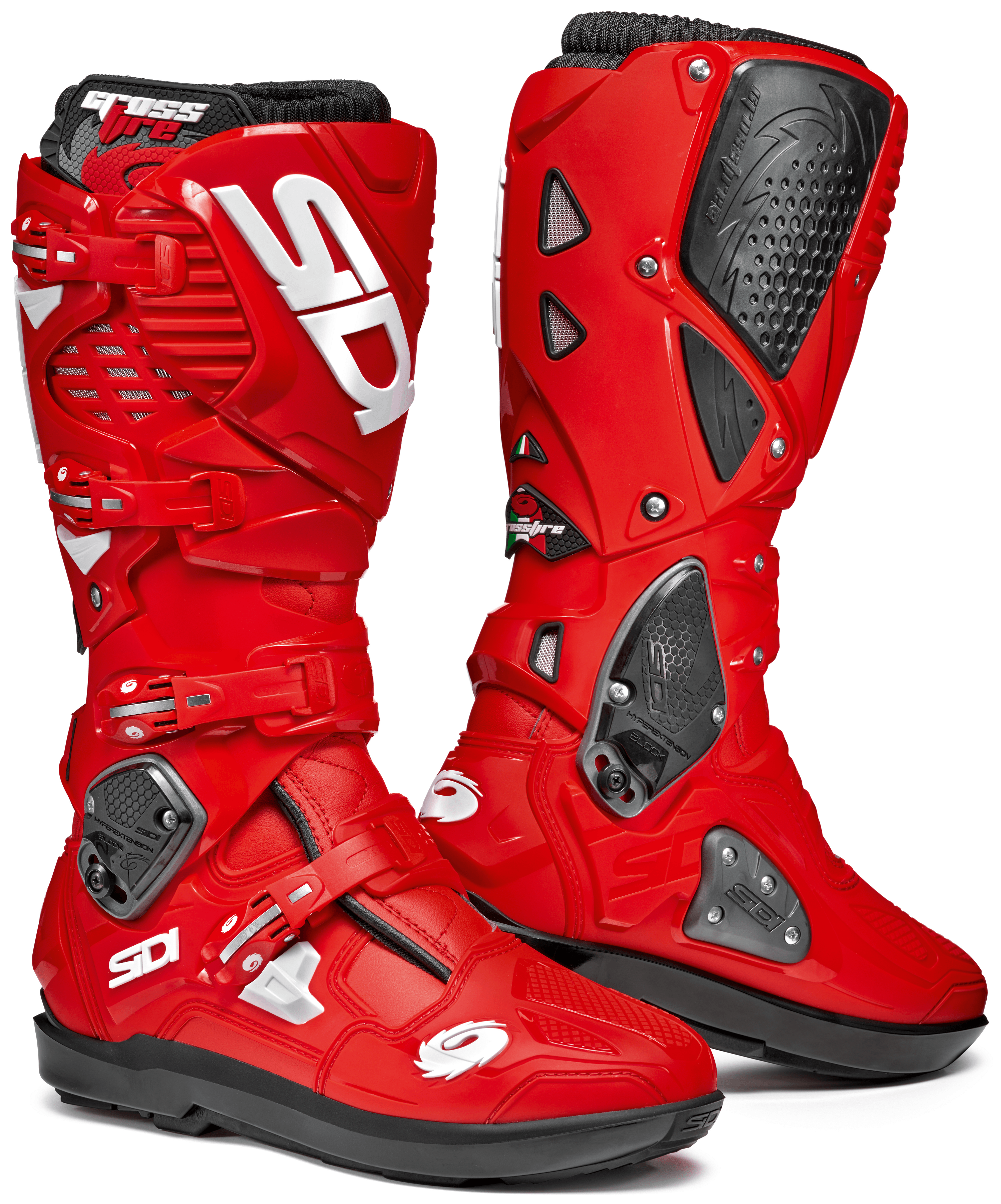 Sidi Crossfire 3 SRS Red/Red Boots - Limited Edition