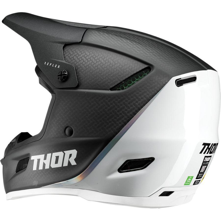 Thor Reflex Carbon Helmet Polar Black/White 2022
