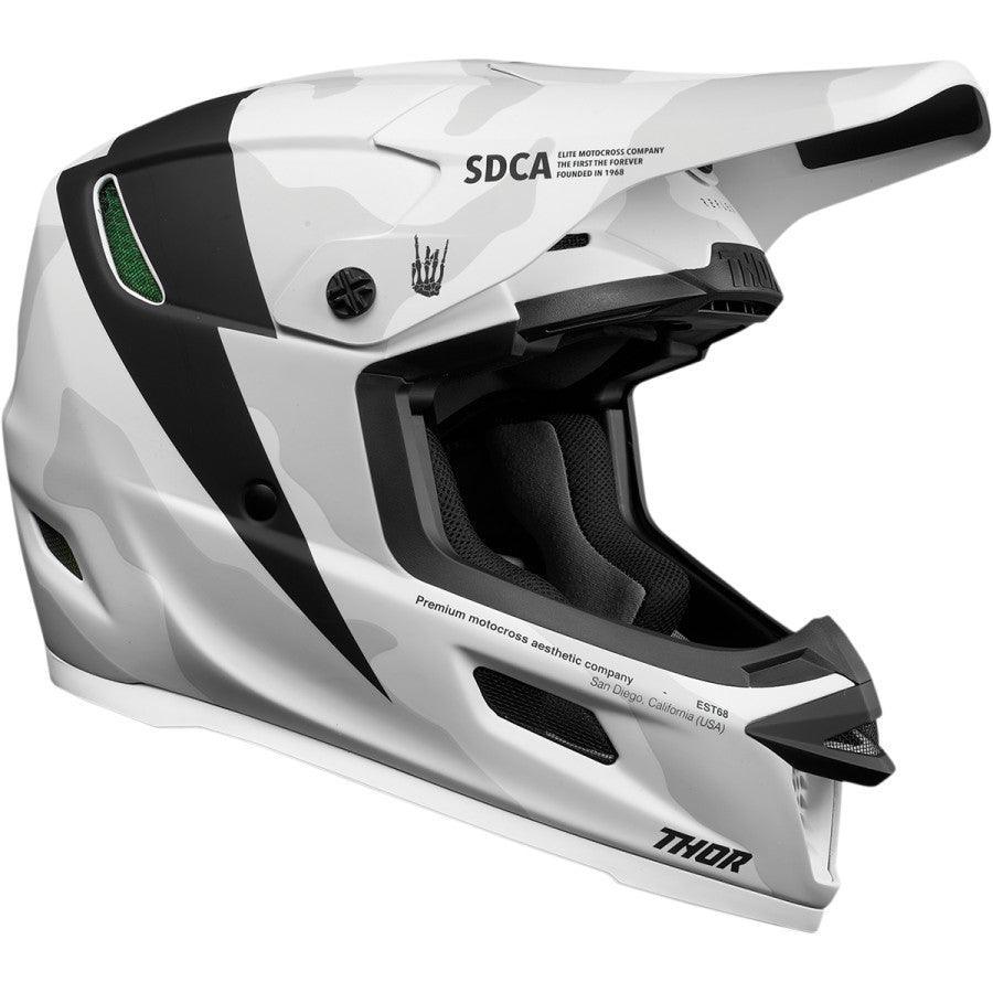 Thor Reflex Cast Black/White Helmet 2022