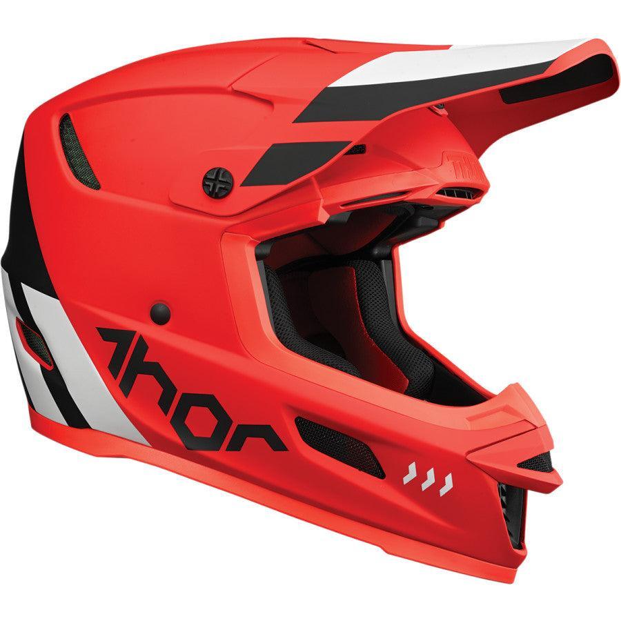 Thor Reflex Cube Light Red/Black Helmet 2022