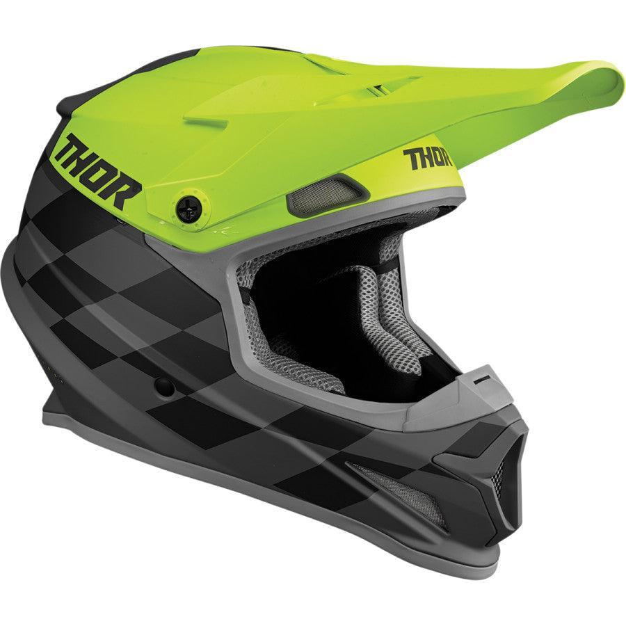 Thor Sector Birdrock Gray/Acid Helmet 2022