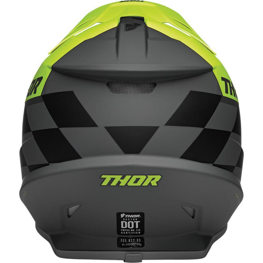 Thor Sector Birdrock Gray/Acid Helmet 2022