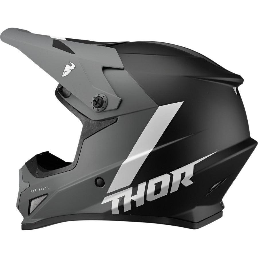Thor Sector Chev Gray/Black Helmet 2022