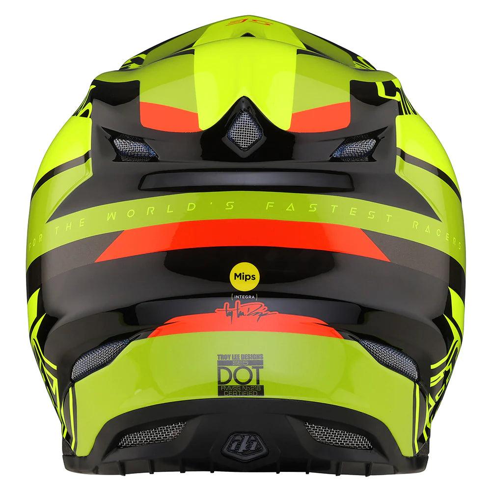 Troy Lee Designs SE5 Carbon Helmet W/MIPS Omega Black / Flo Yellow