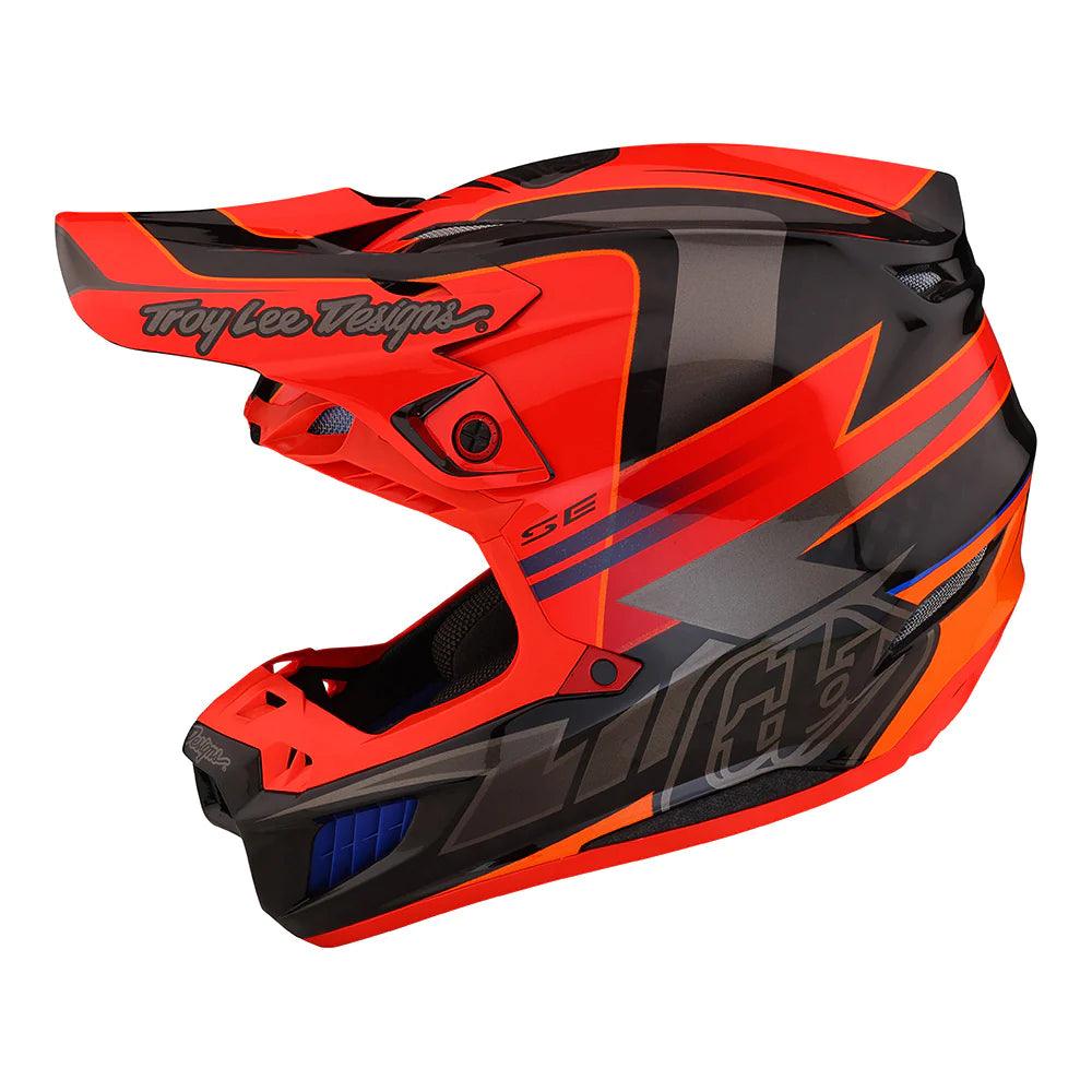 Troy Lee Designs SE5 Carbon Helmet W/MIPS Saber Rocket Red