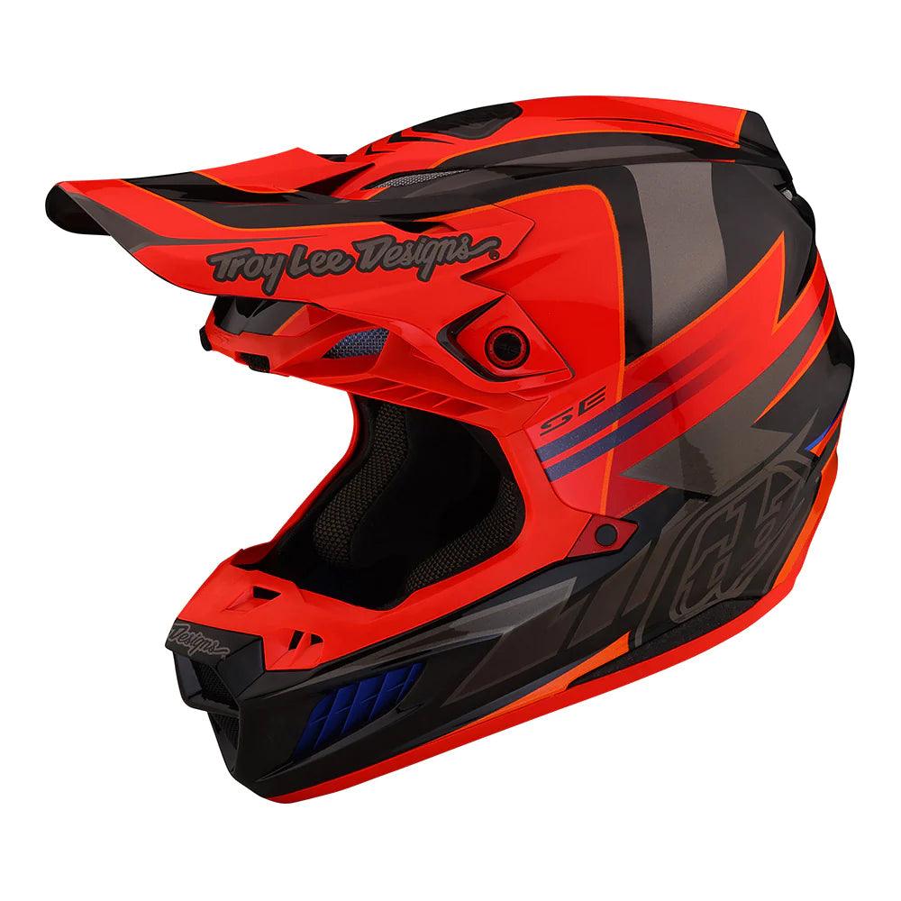 Troy Lee Designs SE5 Carbon Helmet W/MIPS Saber Rocket Red