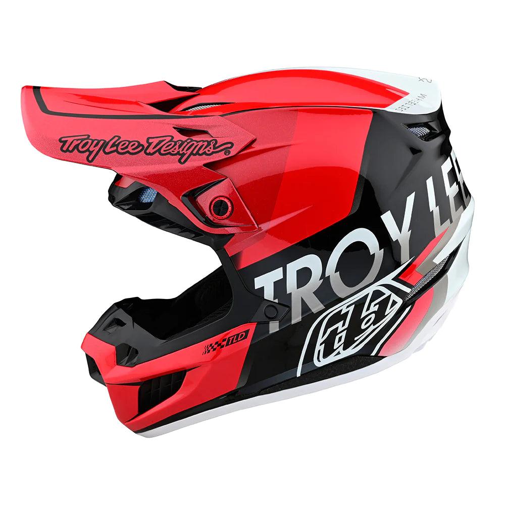 Troy Lee Designs SE5 Composite Helmet W/MIPS Qualifier Red / Black