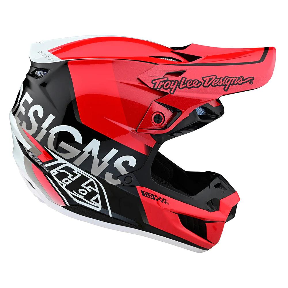 Troy Lee Designs SE5 Composite Helmet W/MIPS Qualifier Red / Black