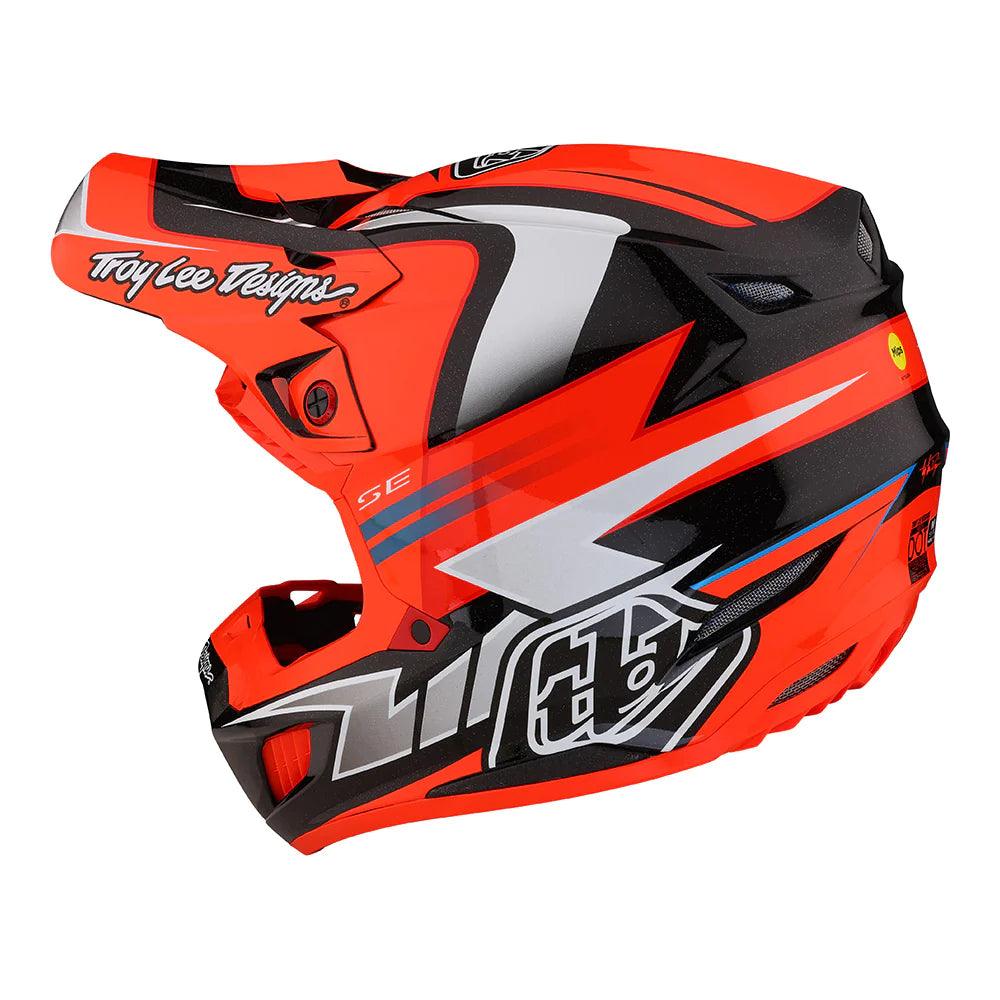 Troy Lee Designs SE5 Composite Helmet W/MIPS Saber Neo Orange