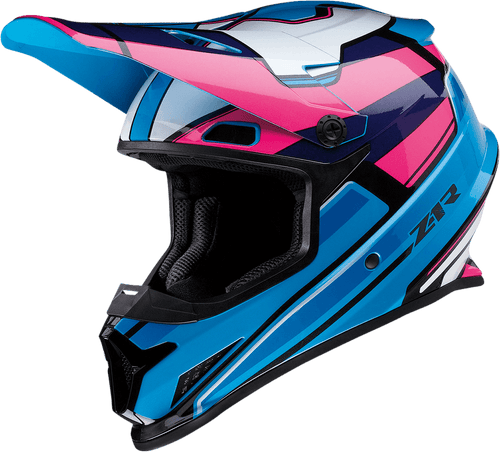 Z1R Rise MC Pink/Blue Helmet