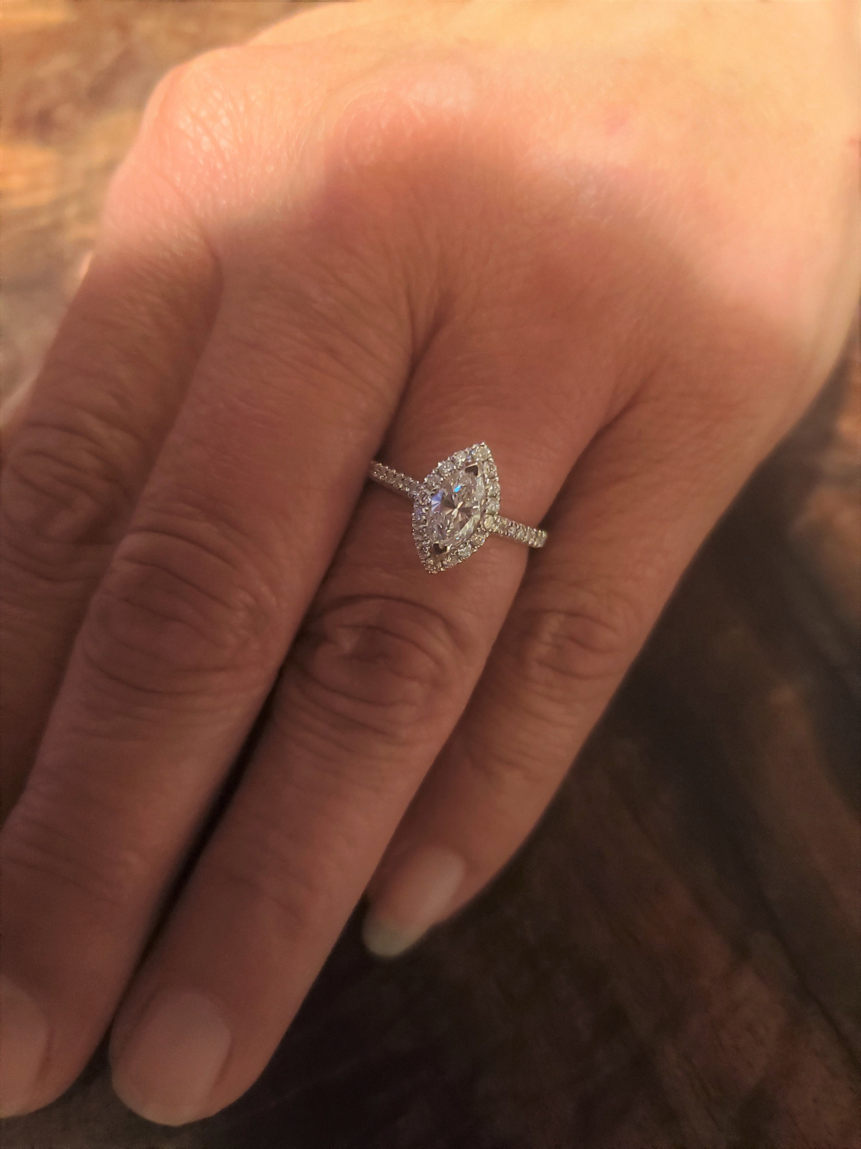 tiffany and co marquise engagement ring