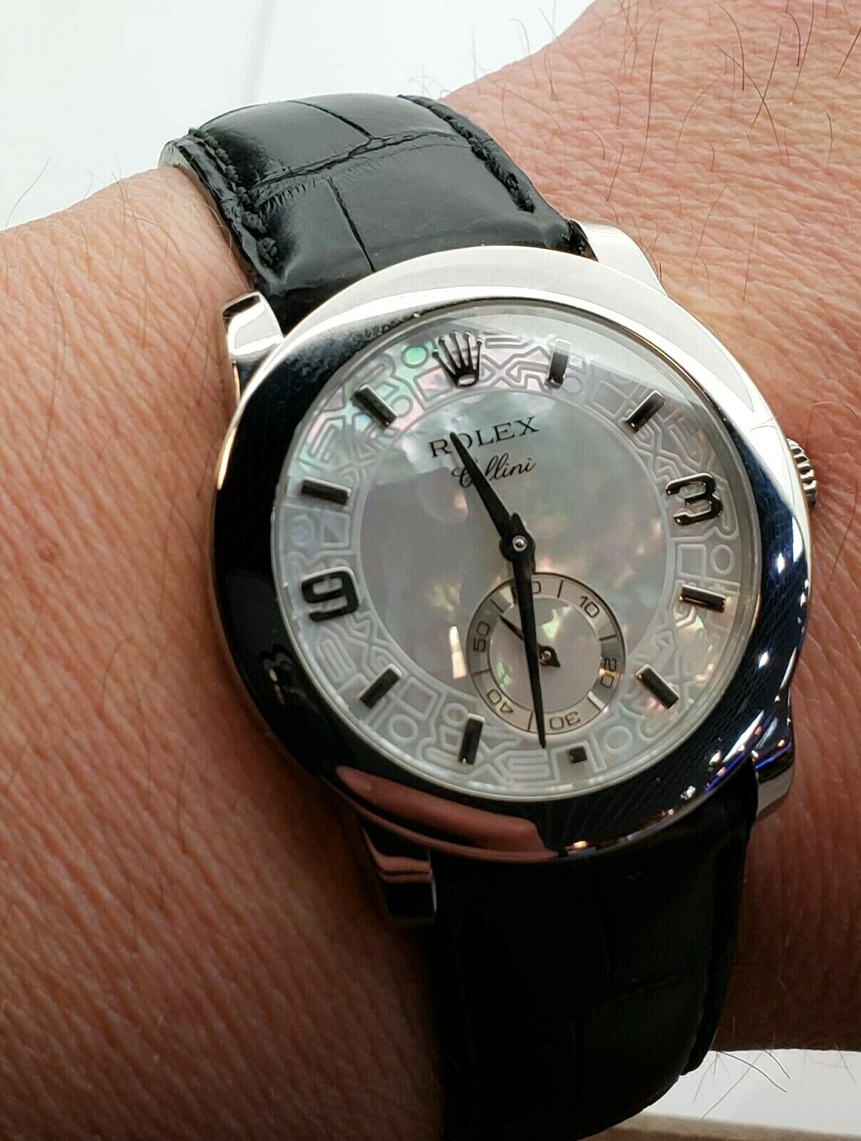 platinum rolex cellini