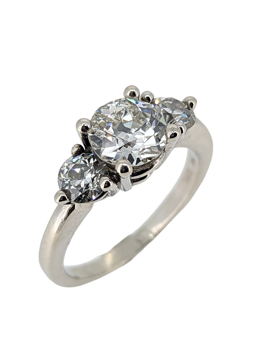 Tiffany & Co. Lucida Solitaire Diamond 1.07 Carat Plat Ring — DeWitt's  Diamond & Gold Exchange