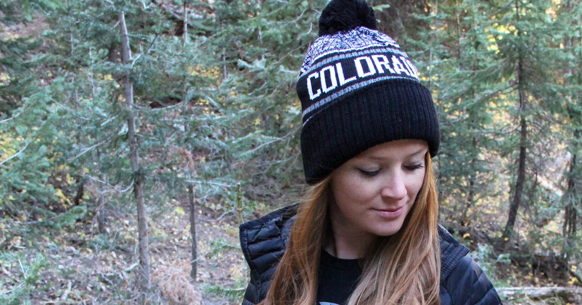 Black Colorado Beanie