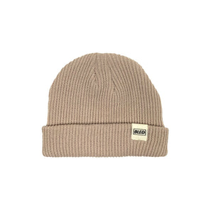 tan fisherman beanie