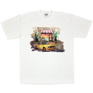 Bled-Bmw-M3-E30-E90-Cafe-Bmw Shirt-Watercolor Shirt-E30 Shirt