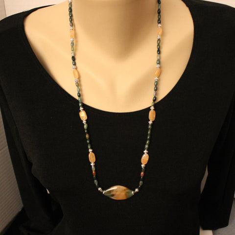 indian agate necklace