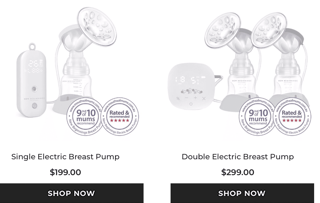 New Beginnings Breast Pumps