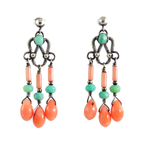 peach coral jewelry