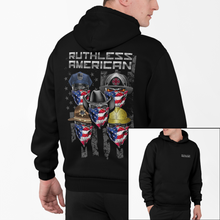 Load image into Gallery viewer, Tribute - Cowboy Original - Premium Pullover Hoodie Made in USA - Black
