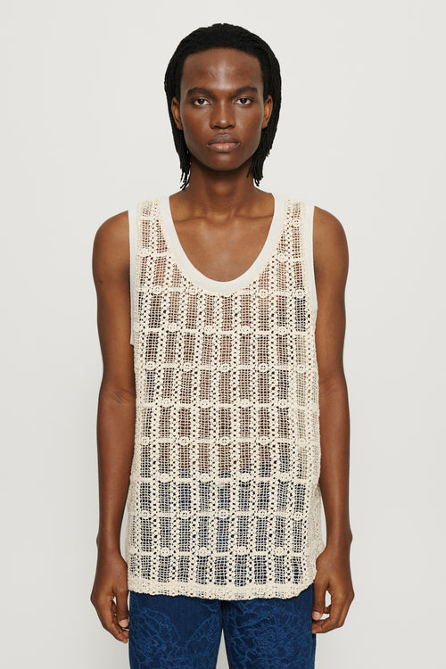 Tank Knitted Lace Vest