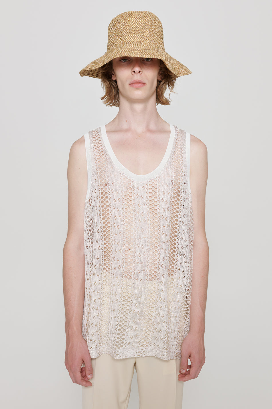 最終値下げ 22SS CMMN SWDN LACE TANKTOP-