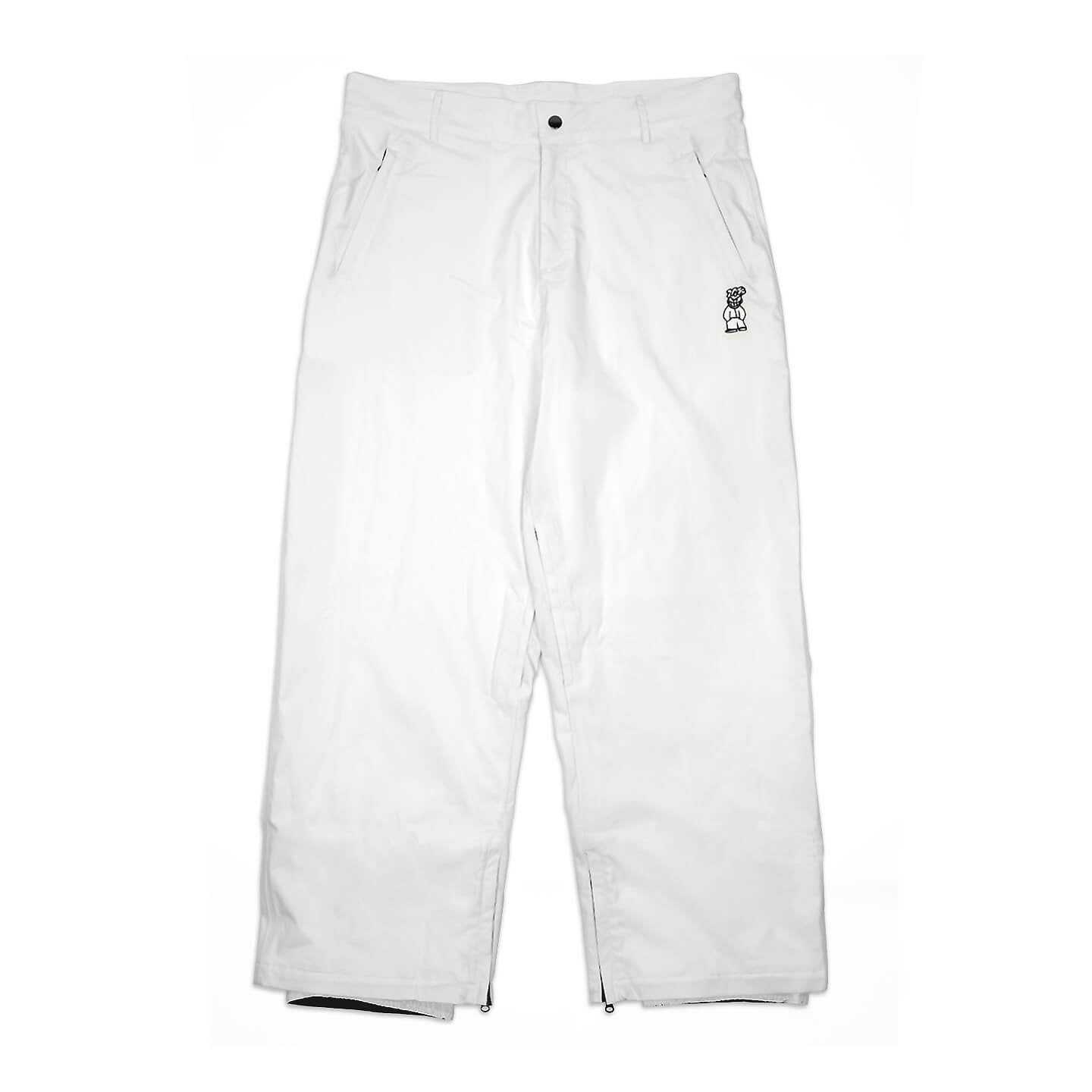 SHITKID SNOWPANTS - CLOUD WHITE – Harlaut Apparel Co.