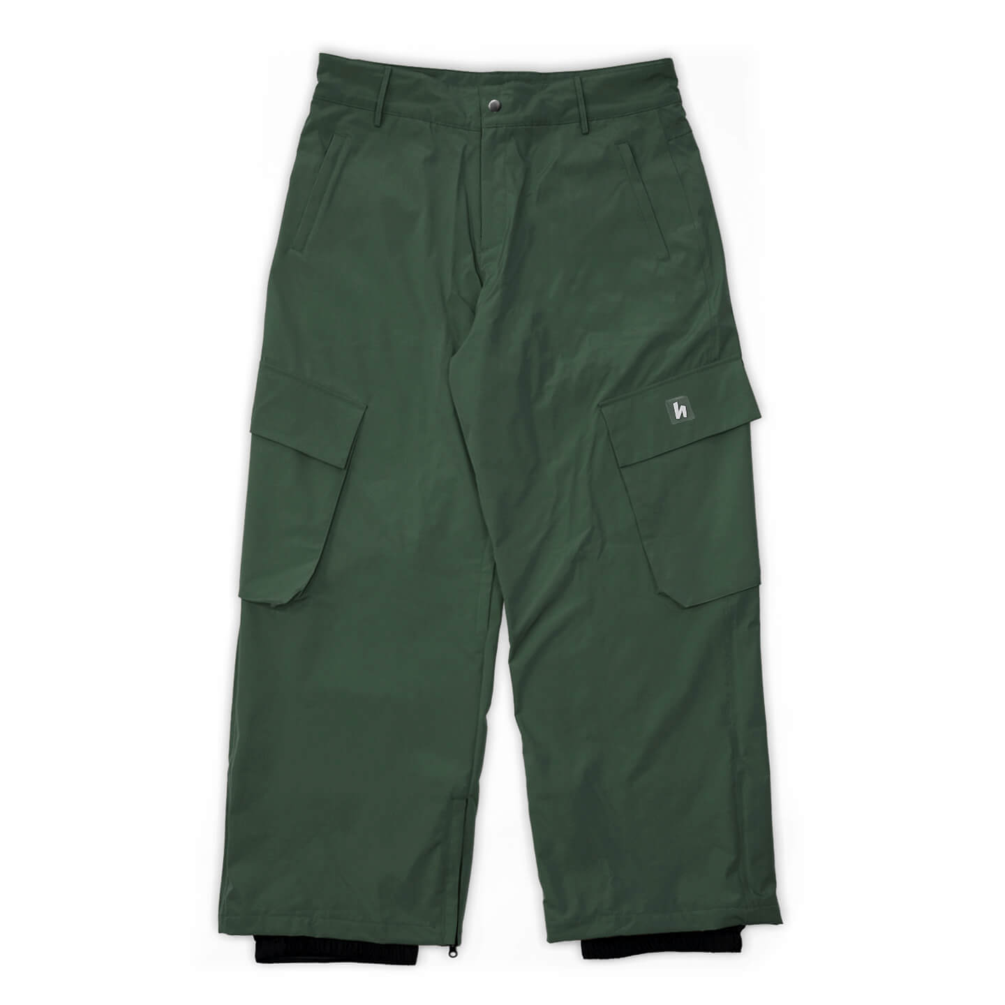 06' CARGO SNOWPANTS - DARK GREEN – Harlaut Apparel Co.