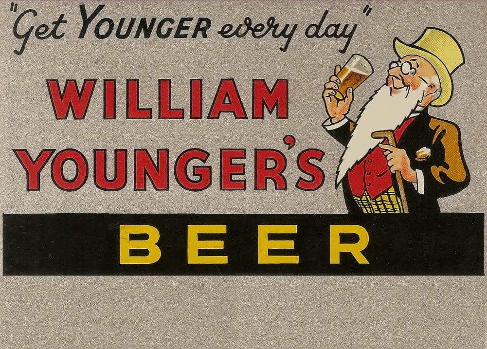 Vintage Beers, Wines and Spirits 'William Younger Beer', Scotland, 1955