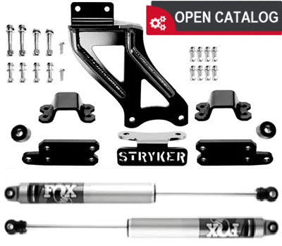 Dodge Ram 2500 Dual Steering Stabilizer with Fox 2.0 Shocks