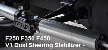 F250 F350 F450 V1 Dual Steering Stabilizer Installations Instructions