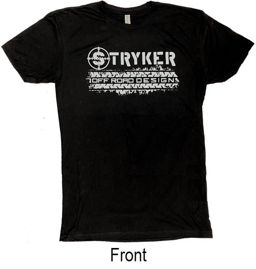 Stryker Off Road Design - Black T-Shirts - Front