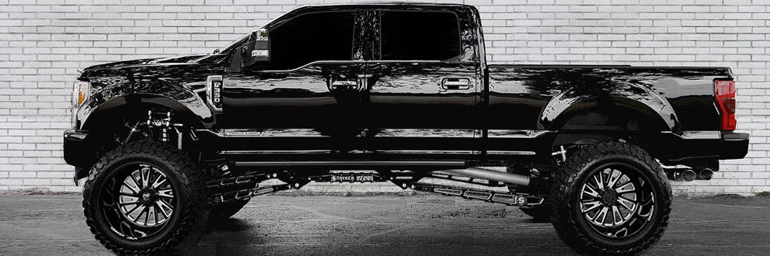 F250 F350 8" 4-Link Lift Kit with Traction Bar