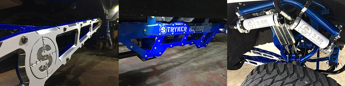 Stryker Off Road Design About Banner 1 suspension lifts, identity series, dodge, ford, GM