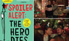 Spoiler Alert Book Cover and two images from the film showing Jim Parsons and Ben Aldridge in this holiday love story