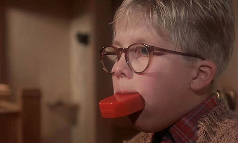 A Christmas Story - Peter Billingsley as Ralphie Parker with Lifebuoy Soap in his mouth