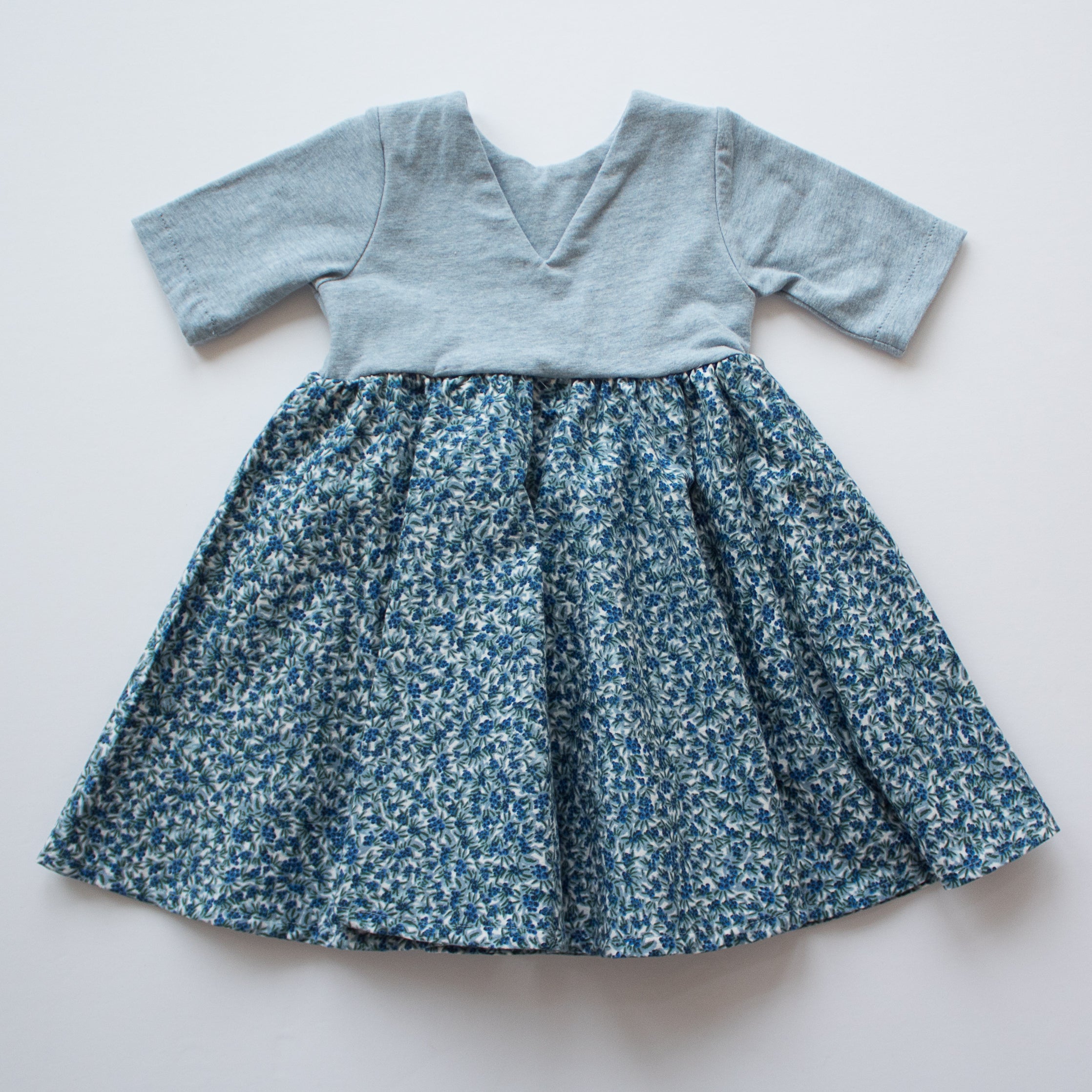 Twirl Dress in Blueberry