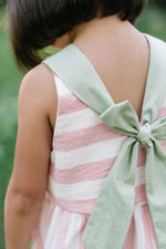 Load image into Gallery viewer, Sunday Dress in Rose Stripe
