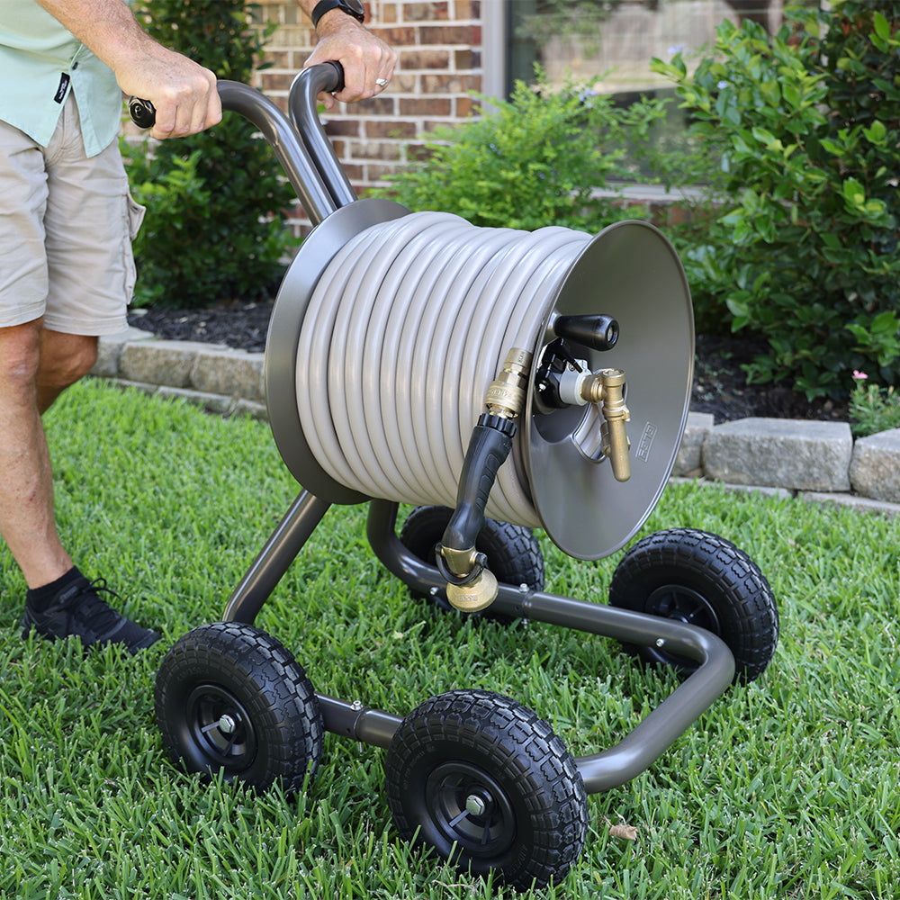 eley model 1043Q 4-wheel garden hose reel wagon