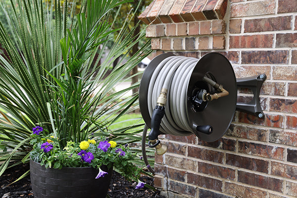 How to Mount a Garden Hose Reel to Your House – Eley Hose Reels