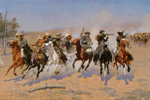A Dash for the Timber, Frederic Remington