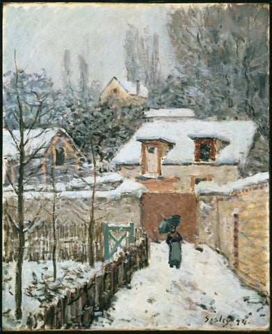 alfred-sisley-fine-art-print-snow-at-louveciennes-impressionist-painting