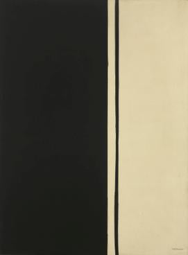 Barnett Newman, Black Fire I (1961)