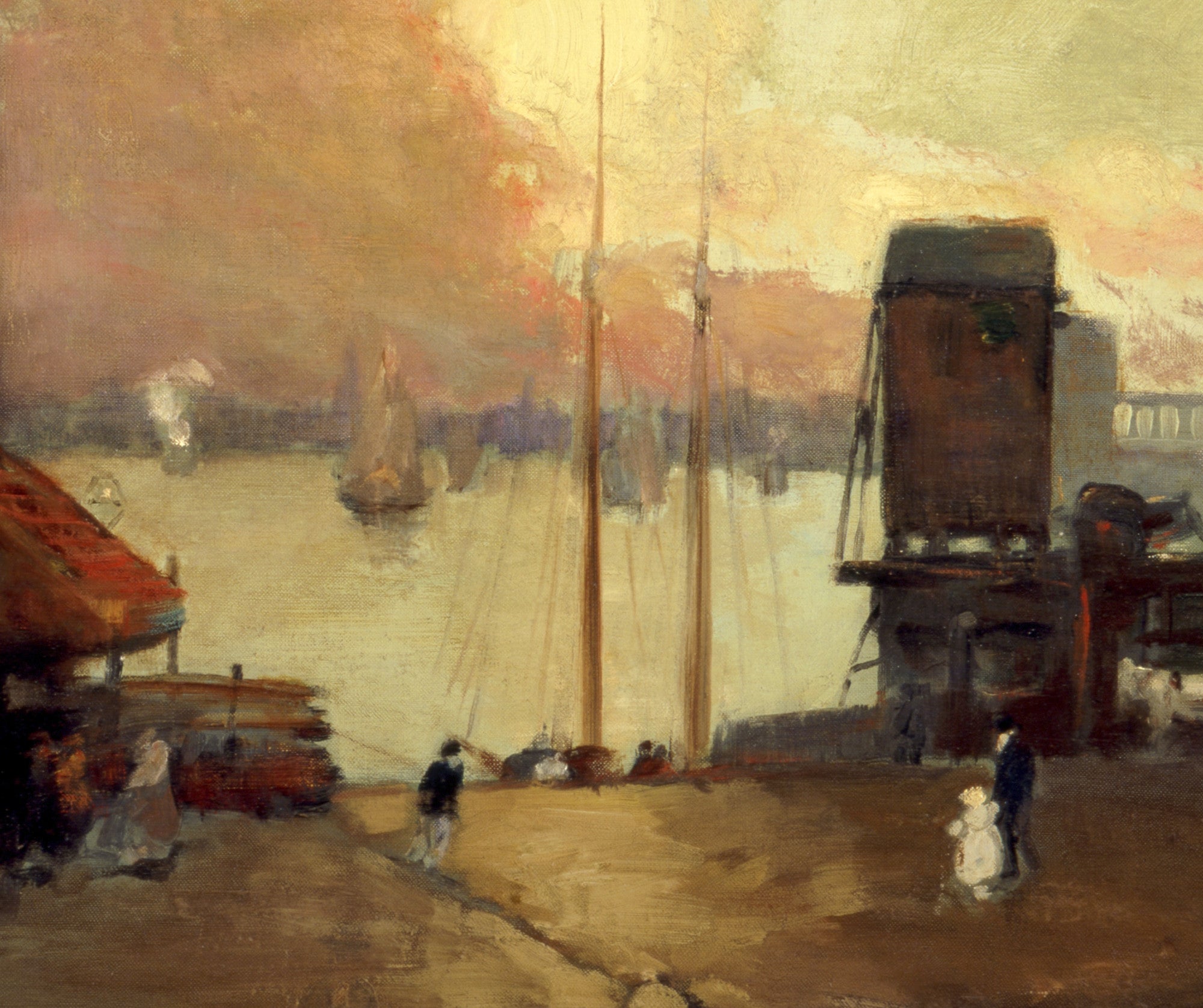 Cumulus Clouds, East River, Robert Henri Fine Art Print