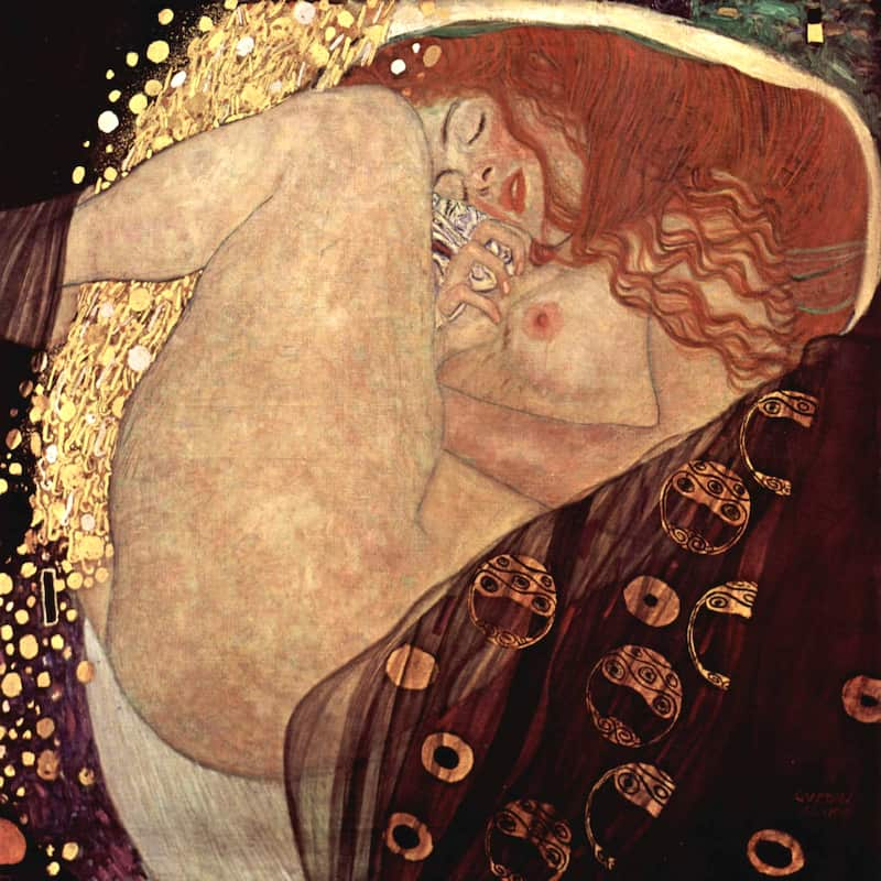 Danae, Gustav Klimt