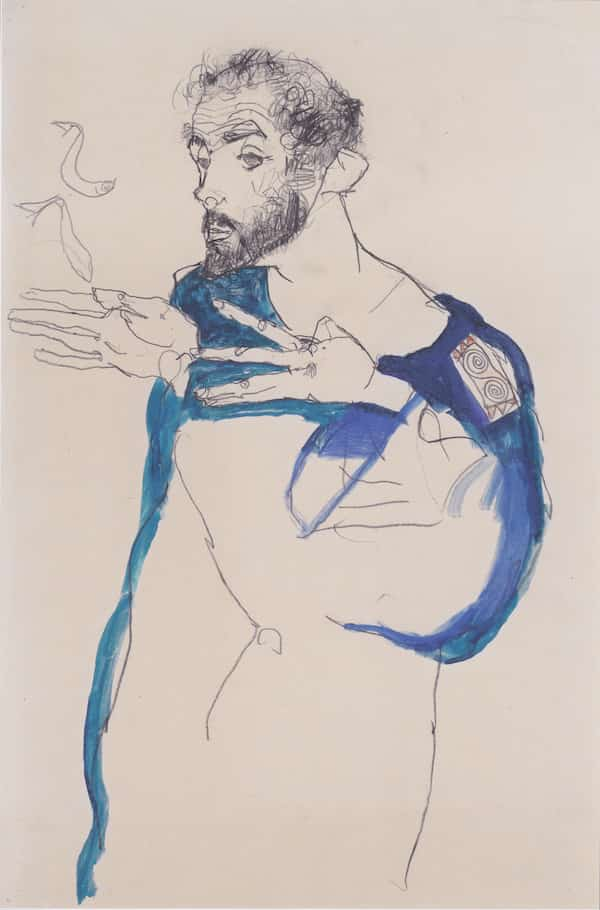 Gustav Klimt portrait 191, Egon Schiele