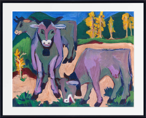 cows-in-autumn-1924-by-ernst-ludwig-kirchner